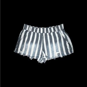 Rewashed blue and white shorts, size medium.